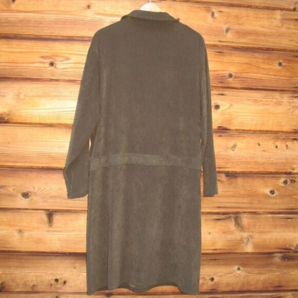 vintage Olive Green Cottage Core Dress - Picture 4 of 6